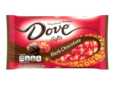 Dove Promises Holiday Gift Dark Chocolate Christmas Candy - 8.87 oz